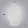 Stor spegel 120x70 cm | LED-belysning med dimmer | Bianca Stor spegel 120x70 cm | LED-belysning med dimmer | Bianca