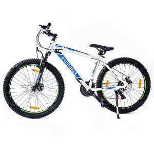 Mountainbike Neel 26 - Vit + Cykellampa
