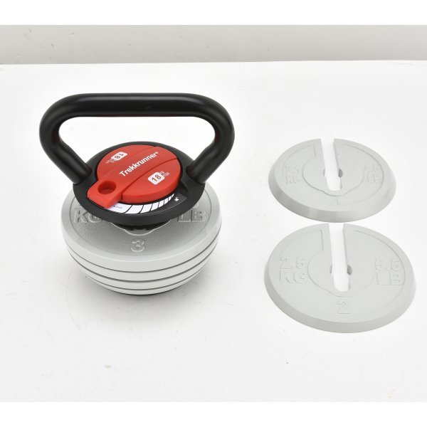 Justerbar kettlebell 3,4�18 kg | 7 viktniv�er