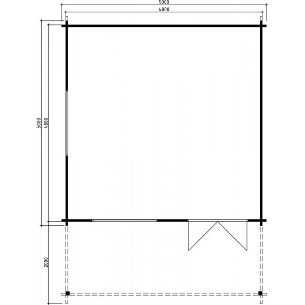 Fritidshus Edvard - 32,64 m² Fritidshus Edvard - 32,64 m²