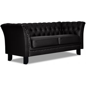 Chester Bridge 2-sits soffa - Svart PU