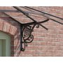 Canopia Lily French Entrtak 1,2 x 1,8 - Svart/klarglas