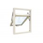 Vridfnster med bgpost - 3-glas - Aluminium - U-vrde: 1,1