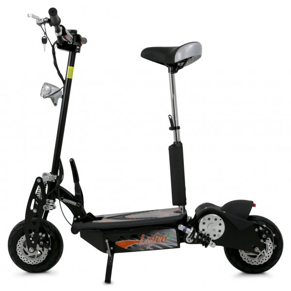 El-scooter 1000W med sadel | 38 km/t | Sammenklappelig | Lyfco