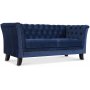 Soffa 3-sits Chesterfield Blå - Milton Soffa 3-sits Chesterfield Blå - Milton