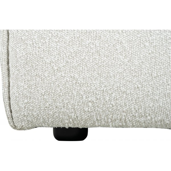 Nees modulsoffa - sittpuff - Stone White