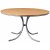 Mllan Tisch rund 110 cm - Teak / Verzinkter Stahl