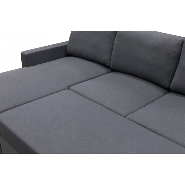 B�ddsoffa U-modell m�rkgr� - T�rn�