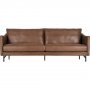 Vintage sofa 3-personers brun 223 cm Vintage sofa 3-personers brun 223 cm