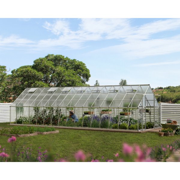 Canopia Balance Vxthus i Polykarbonat 28,7 m - Silver