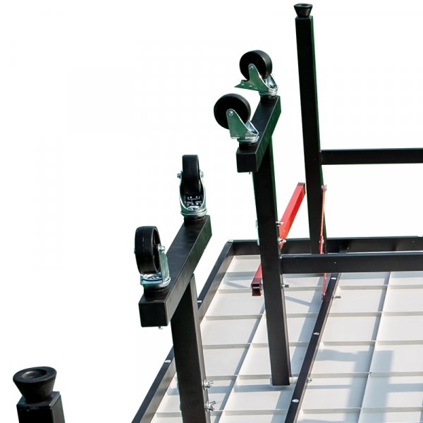 Bordtennisbord til udendrs brug - Sammenklappeligt med hjul