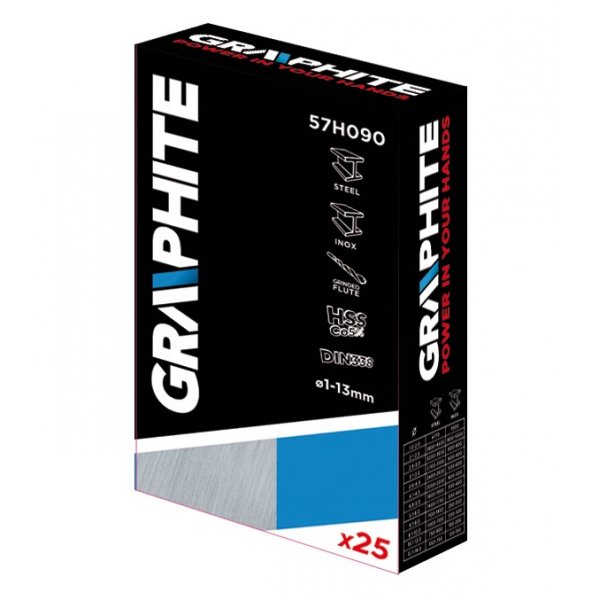 Borrsats HSS-Co, 1,0 - 13,0 mm - 25 delar Borrsats HSS-Co, 1,0 - 13,0 mm - 25 delar