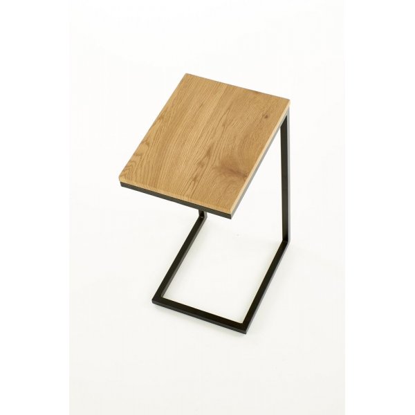 Sidobord / Laptop-bord - Ek/svart