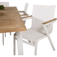 Maglehem Karmstol – Vit/Teak Maglehem Karmstol – Vit/Teak