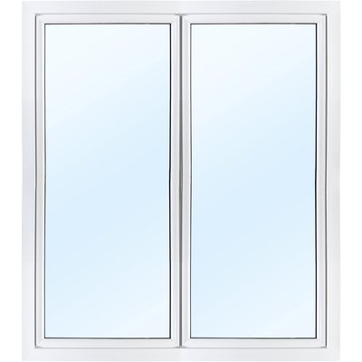 Dobbelt vinduesdør 3-glas - Udadgående - PVC - U-værdi 0,96 - Udtag