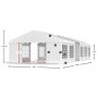 Partytlt Eco 1 i PE - 4 x 15 m