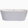 Badewanne Hygieia aus weißem Acryl - 135 x 75 x 58 cm Badewanne Hygieia aus weißem Acryl - 135 x 75 x 58 cm