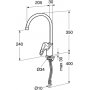 GBG Nordic köksblandare hög pip - 8303241 GBG Nordic köksblandare hög pip - 8303241