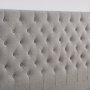 Deluxe pikerad Sänggavel 160 x 125 cm - Grå Deluxe pikerad Sänggavel 160 x 125 cm - Grå