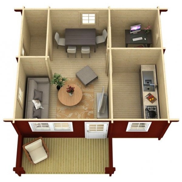 Fritidshus Bert - 28 m² Fritidshus Bert - 28 m²