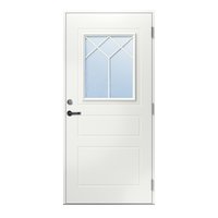 Ytterdörr Bryssel med glas - Klarglas Ytterdörr Bryssel med glas - Klarglas