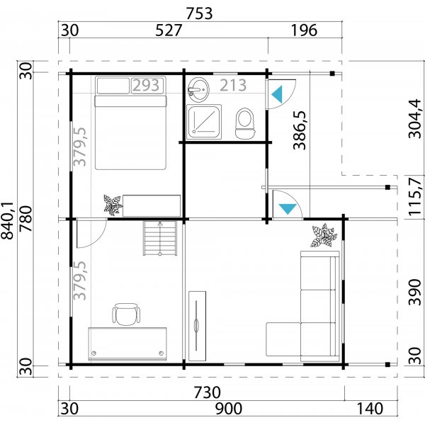 Sommerhus Gustav - 60 m² Sommerhus Gustav - 60 m²