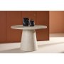 Matbord �120 cm - Beige marmor - Lanzo