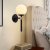 Gondol v�gglampa 3041 - Svart/vit