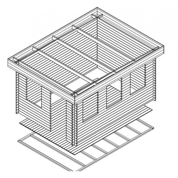 Friggebod Kajsa B - 14 m² Friggebod Kajsa B - 14 m²