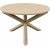 Saltø rundt spisebord i grå teaktræ - 120 cm diameter