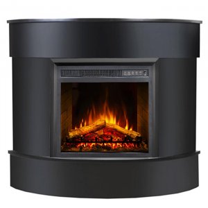 Elektrisk �ppen spis Willburn oval dekorationsbrasa - Svart - kolli 2