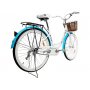Damecykel Classic 26\\\" - hvid og bl