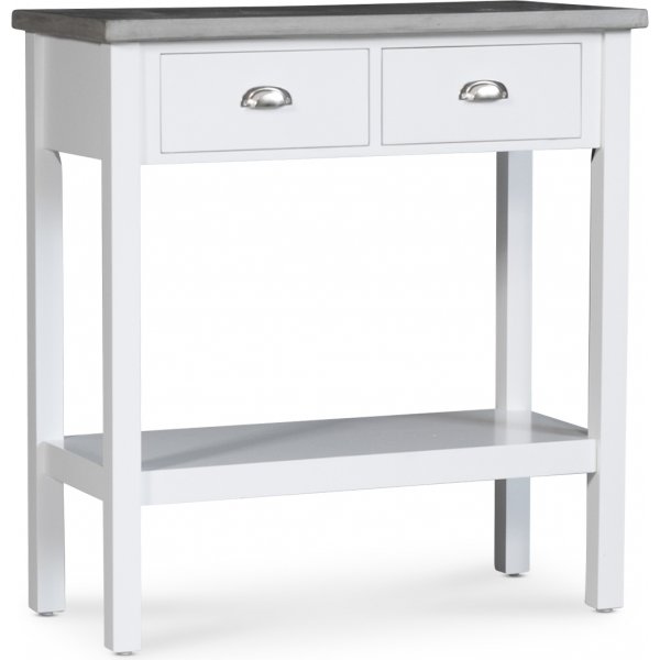 Konsolbord vitt med cement topp - Hugo Konsolbord vitt med cement topp - Hugo