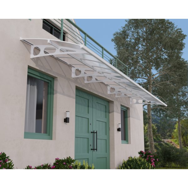 Canopia Bordeaux Entrtak 1,4 x 7 - Vit/opalglas