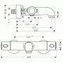 Hansgrohe Ecostat 1001 SL kar-/duschtermostat