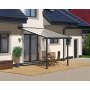 Canopia Olympia Altantag i Aluminium 3 x 3 - Mrkegr/klart glas