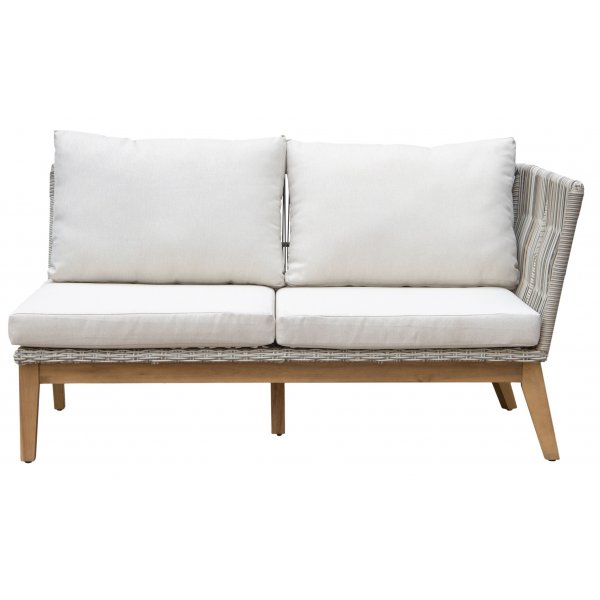 Inez utegrupp - Grå konstrotting & Akacia | Hörnsoffa Inez utegrupp - Grå konstrotting & Akacia | Hörnsoffa