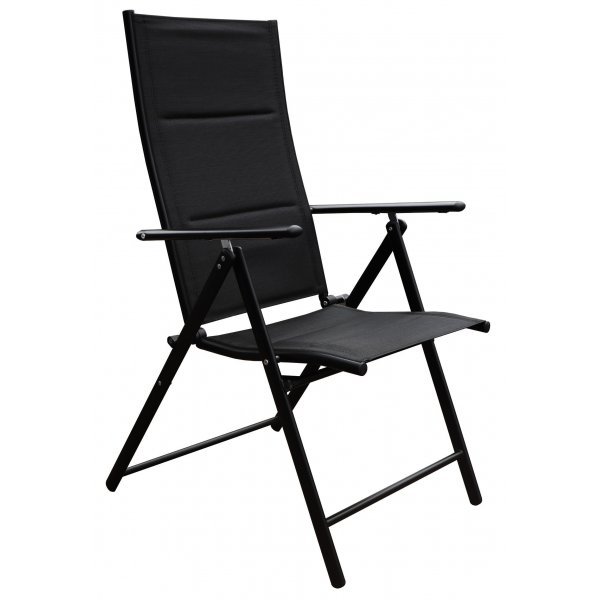 Utematgrupp – Las Vegas & Asta | Svart aluminum | 6 st positionsstolar Utematgrupp – Las Vegas & Asta | Svart aluminum | 6 st positionsstolar