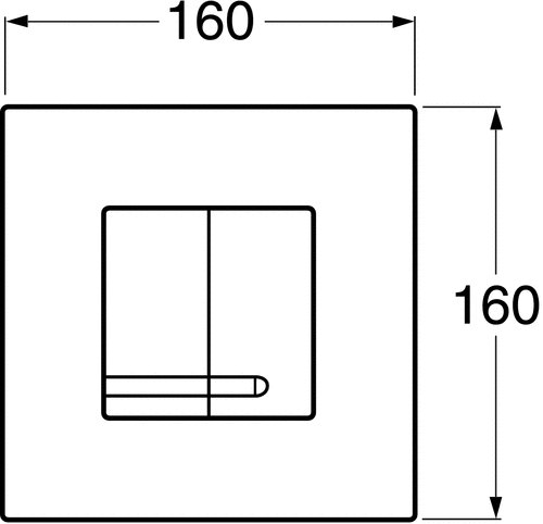 GBG V�ggtrycke Triomont XS duo vit - 7393651