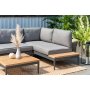 Lifestyle Garden Topaz Loungegruppe mit Tagesbett - Grau/Teak Lifestyle Garden Topaz Loungegruppe mit Tagesbett - Grau/Teak