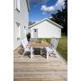 Maglehem matbord (210*100 cm)  Vit/Teak
