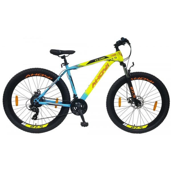 Mountainbike - 27.5\\\" Steel Svart/Grn
