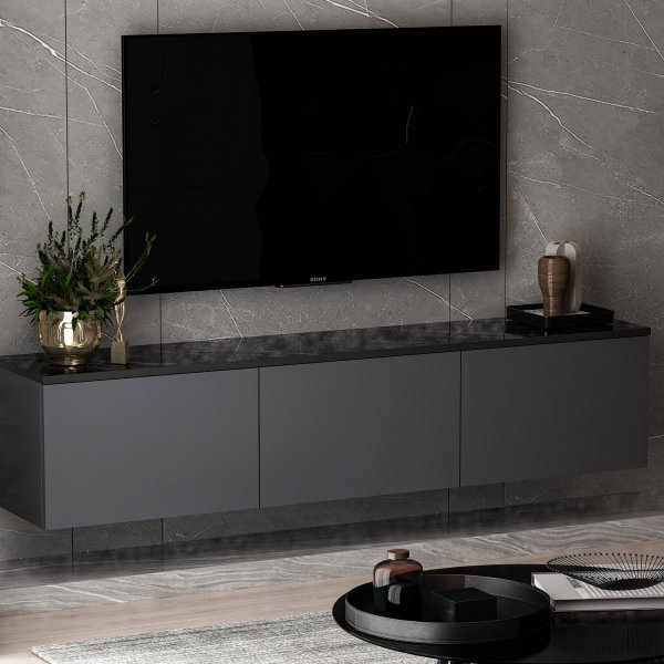 Neon TV-b�nk - Antracit