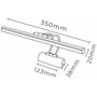Fleet tavelbelysning 35 cm - Guld