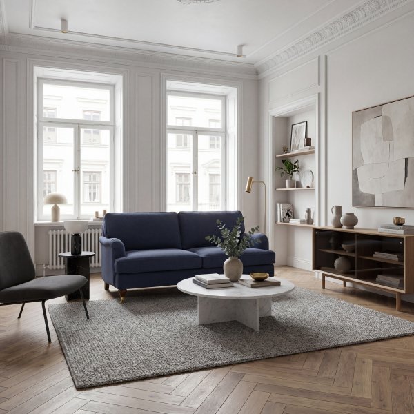 Soffa 2-sits mörkblå - Howard Soffa 2-sits mörkblå - Howard