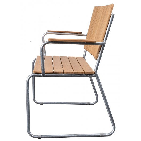 Möllan Gartensofa - Teak/verzinkter Stahl + Reinigungsspray für Gartenmöbel Möllan Gartensofa - Teak/verzinkter Stahl + Reinigungsspray für Gartenmöbel