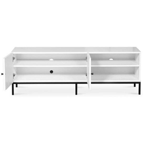 Stil mediab�nk 150 cm bred vit