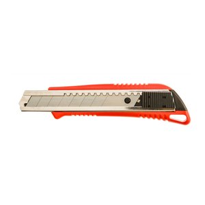 Brytbladskniv, 18 mm (röd)