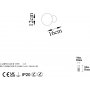 Fungal v�gglampa 13360 - Guld