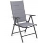 Utematgrupp Ibiza bord 185cm + 8 stolar - Gr/mrk gr